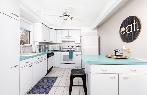 Jamestown Shores House | Waterfront A-frame Chalet with shore beach overlooking Narragansett Bay