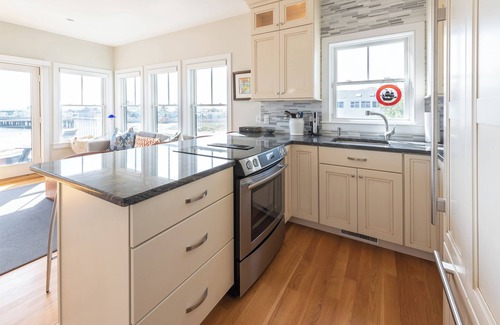 Commercial Street Condo | Waterfront and steps bath + Parking!