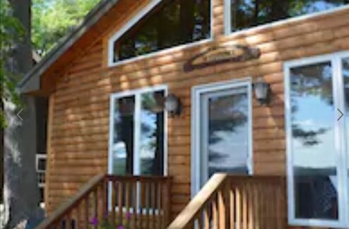 Thompson's Point House | Waterfront cabin with private Sebago Lake Beach