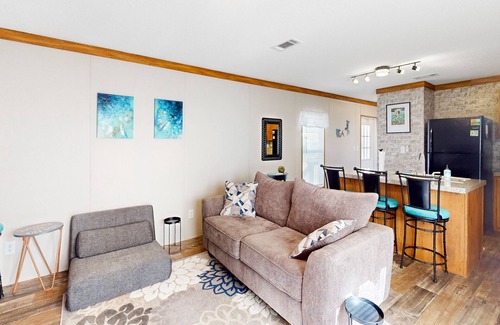 Weeki Wachee Gardens House | Waterfront home with amazing yard, firepit, grill, putting green, AC, & W/D