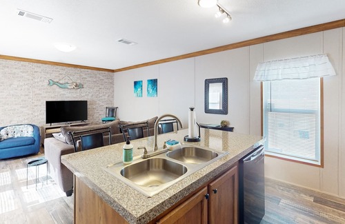 Weeki Wachee Gardens House | Waterfront home with amazing yard, firepit, grill, putting green, AC, & W/D