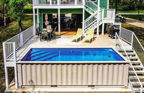 Kingsland House | Waterfront home with game room, decks, pool, smart TVs, kayaks, & gas grill