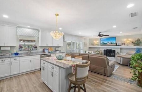 Merritt Island House | Waterfront Oasis w/Private Heated Pool & Dock