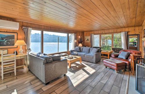 Olympia House | Waterfront Olympia Home with Private Beach and Kayaks!