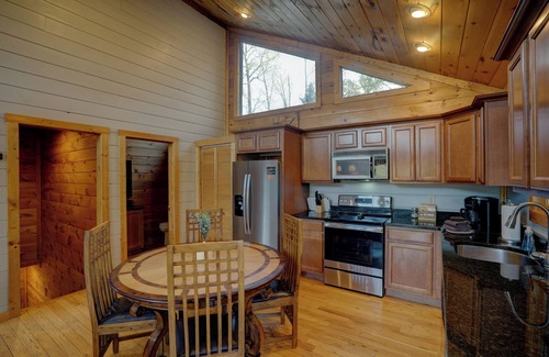 Bryson City Cabin | Watershed 9 - Rustic Luxury Cabin with Long Range Views
