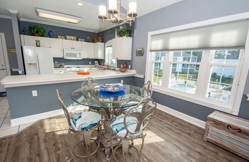 Carolina Forest Condo | Waterway Views, Great furnishings, large equipped kitchen and good location!