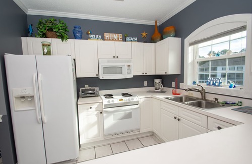 Carolina Forest Condo | Waterway Views, Great furnishings, large equipped kitchen and good location!
