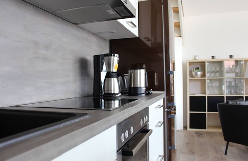 Plau am See Apartment | Weisses Haus Plau - Lake view apartment - MAISONETTE 2 with balcony