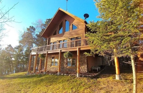 Hackensack Cabin | Welcome to Lakeside Haven on Webb Lake, surrounded by towering pines!
