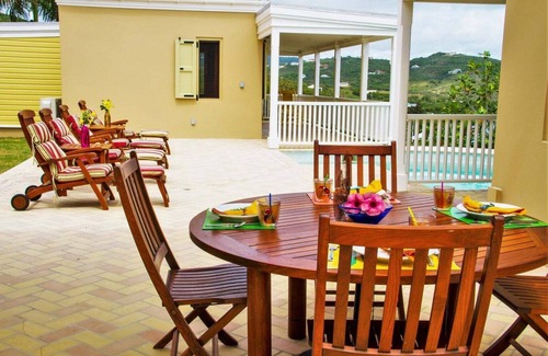 Grapetree Villa | Welcome to Yacht Haven! Caribbean Sea Views! 3 bedrooms! Private Pool!