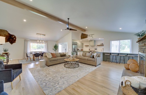 Tulsa House | Well-Appointed Tulsa Home w/Fire Pit & Patio!