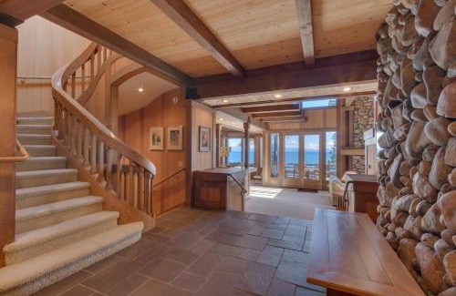 Tahoe City House | Whispering Pines by Tahoe Getaways - Lakefront w Private Pier, Buoy w Pool Table & Fireplace