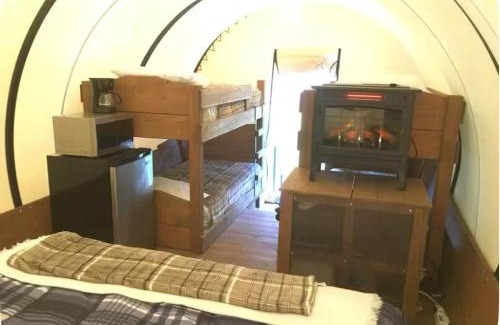 Alton Cabin | Whispering Pines Glamping Resort Wagon #3