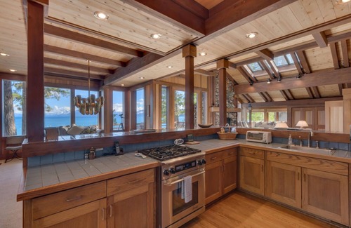 Tahoe City House | Whispering Pines - Lakefront w/Private Pier, Buoy w Pool Table, Fireplace
