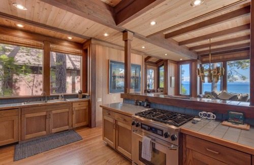 Tahoe City House | Whispering Pines - Lakefront w/Private Pier, Buoy w Pool Table, Fireplace