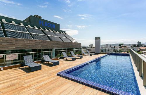 Jurere Apartment | WI-FI 500MB | Piscina com Vista Mar #JA30
