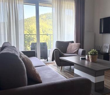 Meszna Apartment | WIDOKOWY 9 dwupoziomowy SAUNA JACUZZI
