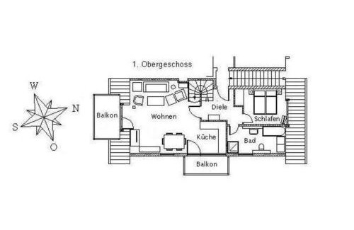 Wyk auf Foehr Apartment | Wiesenweg 4 Whg 4 Druummeere