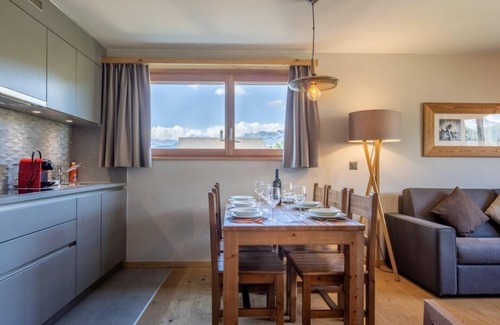 Vercorin Apartment | Wifi, ski-in/ski-out & foot of the slopes, sauna, hammam, tv, ski locker, 59m², Vercorin