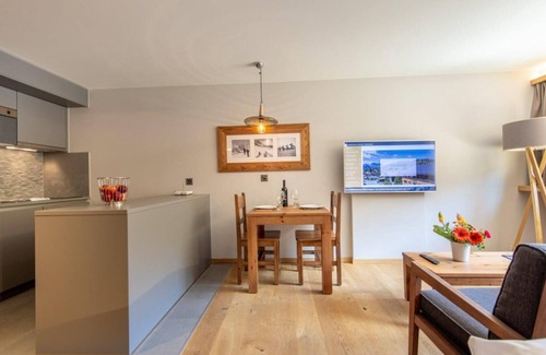 Vercorin Apartment | Wifi, ski-in/ski-out & foot of the slopes, sauna, hammam, tv, ski locker, 30m², Vercorin