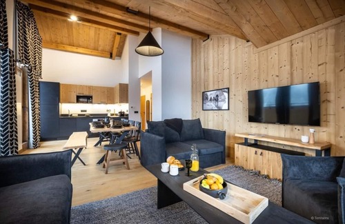 La Chapelle-d'Abondance Apartment | Wifi, view mountain, balcony, tv, ski locker, 77m², La Chapelle d'Abondance