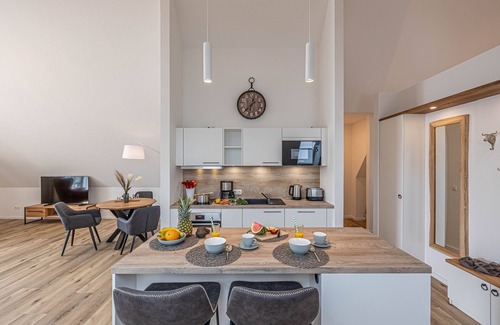 Schleswig Apartment | Wiking-koje 11 - Aufzug, Dusche, Balkon, Waschmaschine, Parkplatz