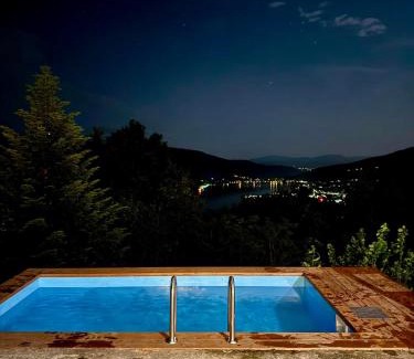 Czernichow Villa | Willa z widokiem na góry i jezioro - prywatny basen, sauna, balia