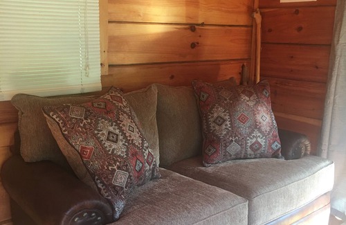 Asheville Cabin | Willow Pond/log cabin. Willow Pond invites you to relax.