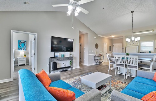 Carolina Forest Apartment | Winter Rates! Relaxing 2BR Unit with Pool View