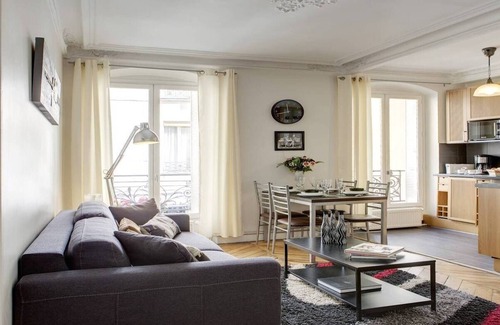 Strasbourg -Saint-Denis Apartment | With modern yet typical Parisian design elements surrounded by French Gastronomy