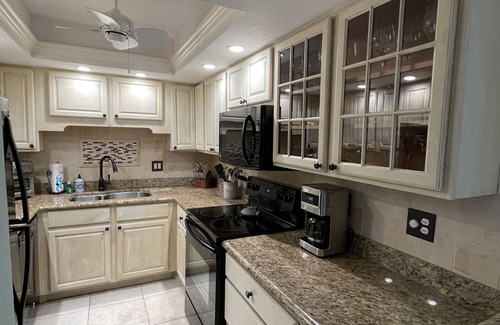 Siesta Key Condo | Within walking distance of Siesta Key Beach! Beautiful view of bay!