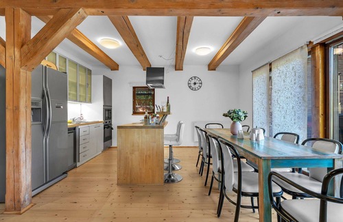 Dolni Branna House | Wonderful private villa for 10 people with hot tub, WIFI, TV, terrace and pets allowed