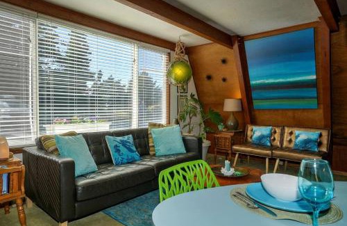 Otter Rock Ski Chalet | Wonderful A frame Nestled Amidst Trees in Otter Rock, Oregon