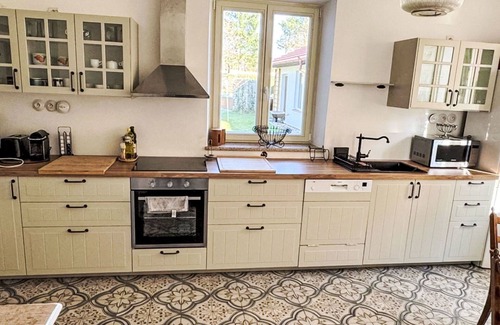 Sudomerice u Bechyne House | Wonderful private villa for 11 guests with WIFI, TV, patio and pets allowed