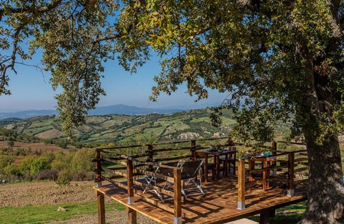 Roccalbegna House | Wonderful private villa for 10 people with WIFI, A/C, private pool, TV, patio and panoramic view