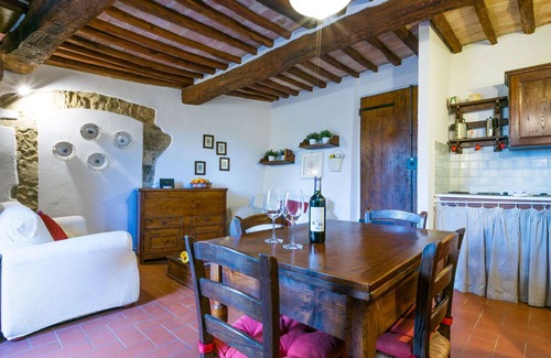 Castellina in Chianti House | Wonderful private villa for 4 people with pool, WIFI, TV, terrace and panoramic view