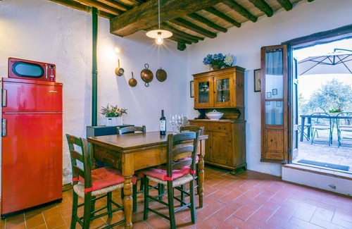 Castellina in Chianti House | Wonderful private villa for 4 people with pool, WIFI, TV, terrace and panoramic view