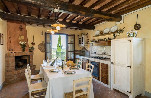 Montaione Villa | Wonderful private villa with private pool, WIFI, A/C, hot tub, TV, balcony, close to San Gimignano