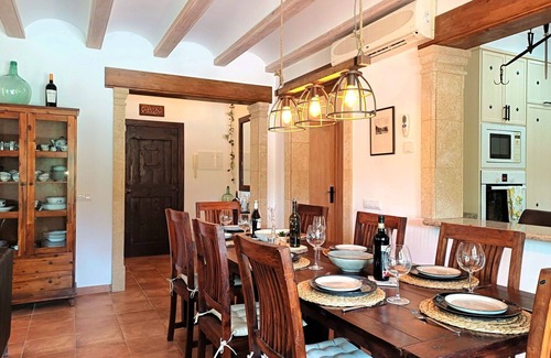 Media Luna Villa | Wonderful private villa for 8 people with WIFI, private pool, A/C, TV and patio