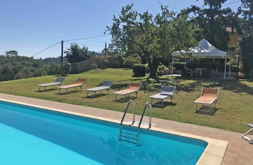 Villabuona Villa | Wonderful villa with private pool, WIFI, TV, veranda, panoramic view and parking, close to Lucca