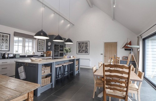 Helford House | WOOD MEADOW, pet friendly, with open fire in Helford