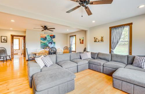 Ava House | Wooded Escape with Pond and Grill in Pleasant City!