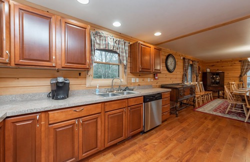 McHenry House | Wooded Retreat with Hot Tub & Pool Table Near Wisp