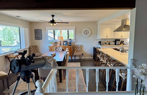 Oak Shores House | Xanadu Lakefront Retreat with covered private dock and slide in its own cove!