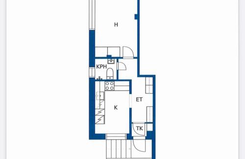 Turku Apartment | Yksiö 1 km jokirannasta föriltä/2 km torilta