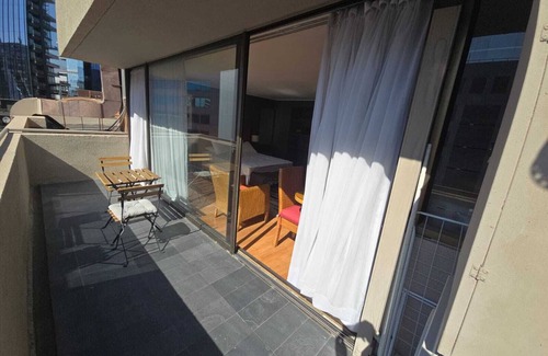 Providencia Apartment | Your ideal space near the MUT | 1BR studio with A/C and city view