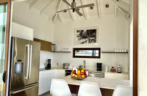 Cades Bay Villa | Zenith Nevis Private Luxury Beachfront Villa w 3rd, 4th, & 5th Bedroom Option.