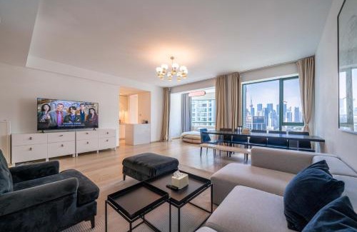 Huangpu Apartment | ZHome-Magnificent scenery of the Huangpu River-Near the Bund