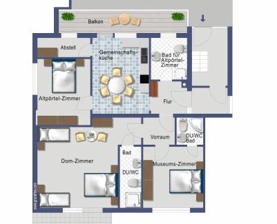 Speyer House | Zimmer am Museum