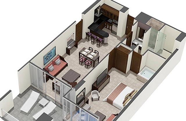 1 Bedroom at Vidanta-The Grand Mayan Acapulco